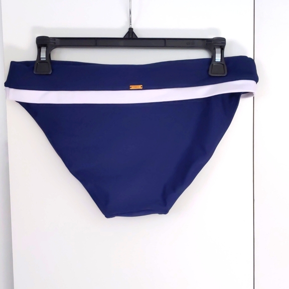 Panache Anya Cruise Fold Top Swim Bottom. Navy/White. Size Small. - Picture 2 of 6